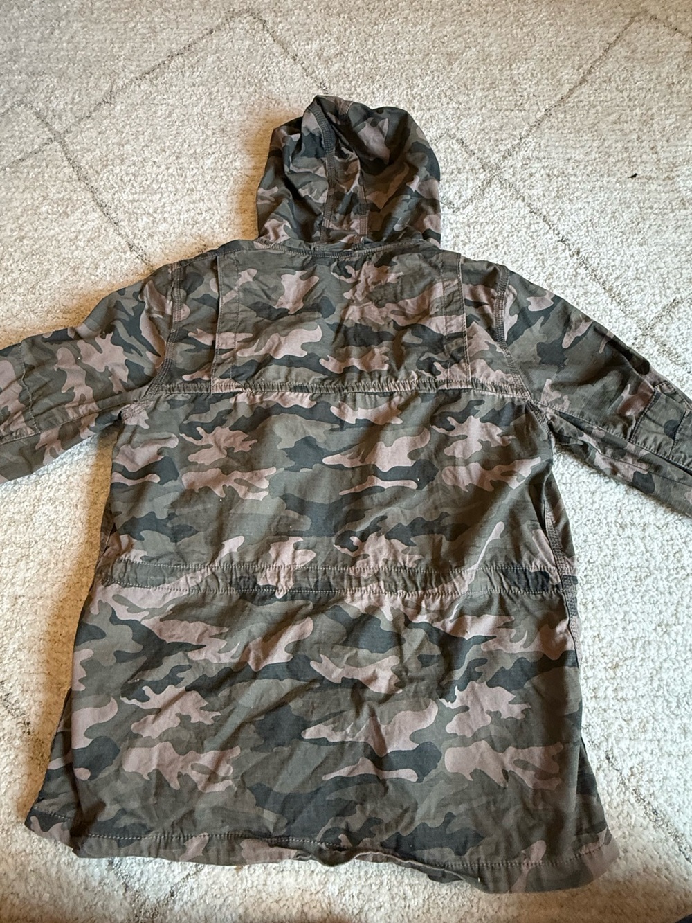 Carhartt Camo Hooded Field Jacket Size M 8/10 - Picture 7 of 8